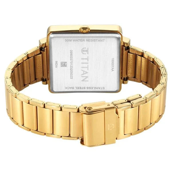 Titan Karishma Silver Dial Watch for Men 10005ym02