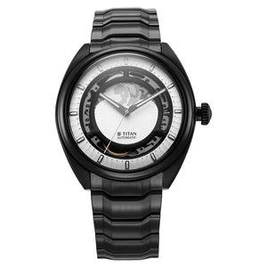Titan Caelum Multilayered Sun-Moon Dial in Ivory White - Stellar Edition 10011nm02 - KRISHNA WATCH COMPANY