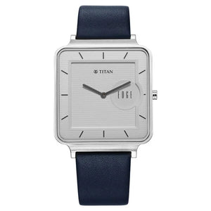 Titan Edge Quad Quartz Analog Watch For Men - 10017SL01 - KRISHNA WATCH COMPANY