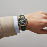 Titan Stellar Analog with Sun Moon Phase Watch for Men 10028ql01