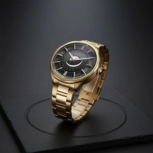 Titan Stellar Analog with Sun Moon Phase Strap Watch for Men 10028wm01 - KRISHNA WATCH COMPANY