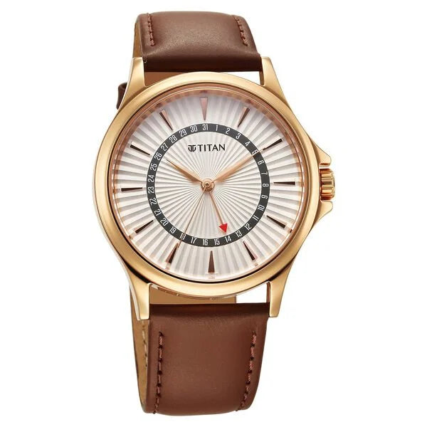 Titan Karishma Quartz Analog Watch For Men - 10038WL01 - KRISHNA WATCH COMPANY
