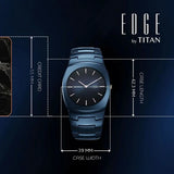 Titan Edge Fumage Watch For Men - 10055QC01