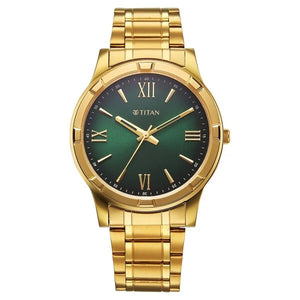 Titan Karishma Quartz Analog Watch For Men - 10058YM04 - KRISHNA WATCH COMPANY