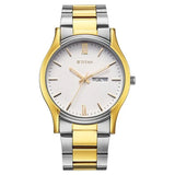 Titan Karishma Regal Classic Day-Date Men's Dress Watch 10059bm03