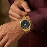 Titan Karishma Regal Classic Day-Date Men's Dress Watch 10059ym01