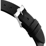 Titan Edge Meister Quartz Analog Blue Dial Black Leather Strap Watch For Men 10065sl02