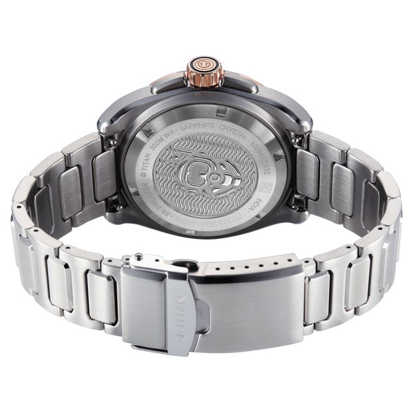 Titan Zero Hour Diver's 300m Automatic Analog Watch For Men 10069km02