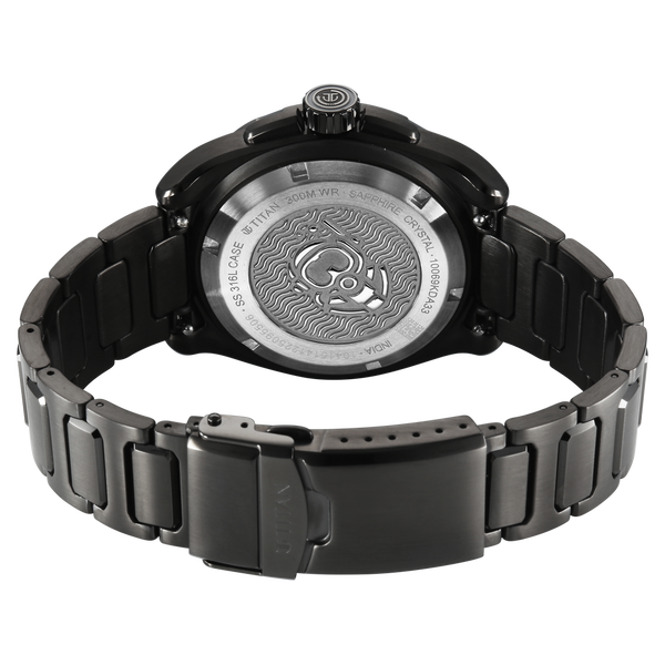 Titan Zero Hour Diver's 300m Automatic Analog Watch For Men 10069km03