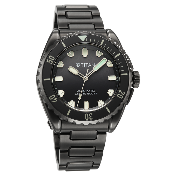 Titan india’s first 500m professional diver’s watch For Men - 10071QM01