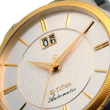 Titan Automatic Midnite Big Date Automatic 10076bm04