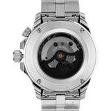 Titan Automatic White Dial Silver Stainless Steel Strap Watch For Men 10076sm01