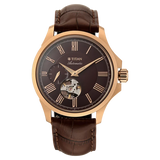 Titan Automatic Atrium Offset Seconds Open Heart Automatic 10076wl01