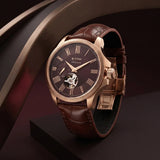 Titan Automatic Atrium Offset Seconds Open Heart Automatic 10076wl01