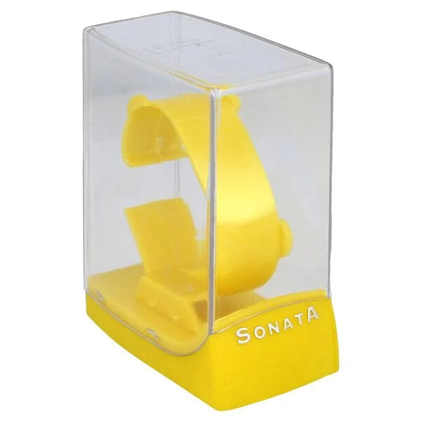 Sonata Quartz Analog Champagne Dial Stainless Steel Strap Watch for Men NS1013YM24