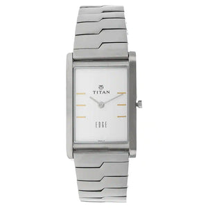 TITAN Edge Black Dial Silver Stainless Steel Strap Watch 1043SL14(L498) / NS1043SM14 - KRISHNA WATCH COMPANY