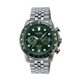 Alba Deep Green Diver-Style Chronograph Watch A4B029X1 - KRISHNA WATCH COMPANY
