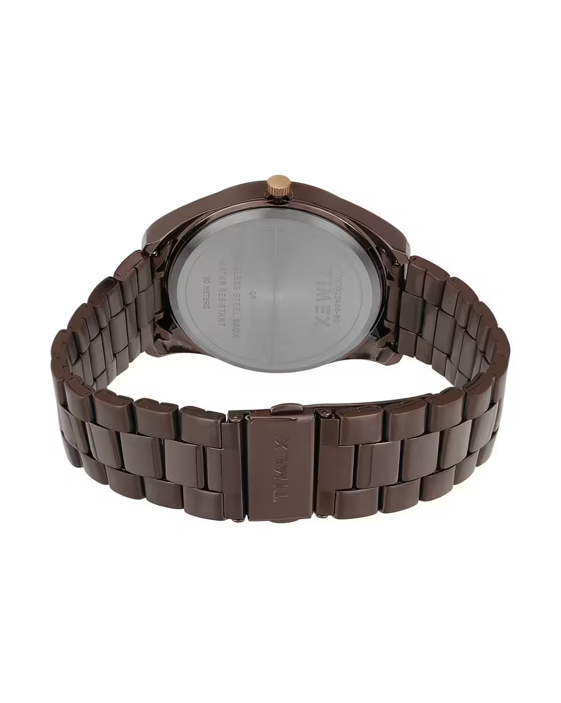 Timex Men Brown Round Analog Brass Dial Watch - TWTG10406