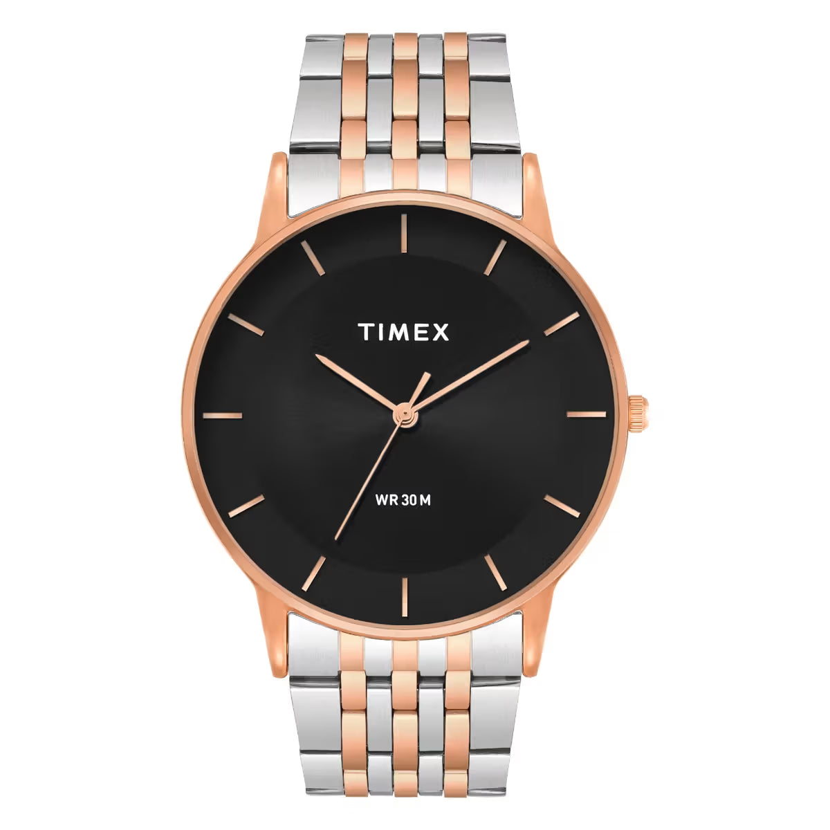 Timex Men Black Round Dial Analog Watch - TWTG12003