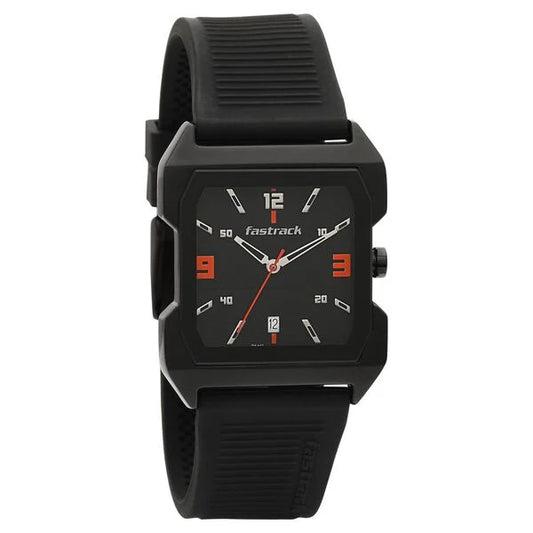 Fastrack Hitlist Quartz Analog with Date Watch for Guys 1474np01