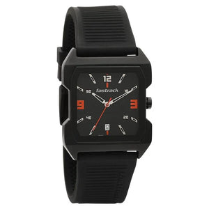 Fastrack Hitlist Quartz Analog with Date Watch for Guys 1474np01 - KRISHNA WATCH COMPANY
