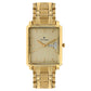 Titan Quartz Analog with Day and Date Champagne Dial Stainless Steel Strap watch for Men 1506YM02