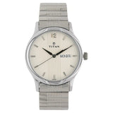 TITAN Silver Dial Silver Stainless Steel Strap Watch 1580SM03