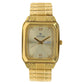Titan Quartz Analog with Day and Date Champagne Dial Stainless Steel Strap Watch for Men  1581YM05