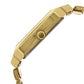 Titan Quartz Analog with Day and Date Champagne Dial Stainless Steel Strap Watch for Men  1581YM05