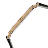 Titan Edge White Dial Black Leather Strap Watch NQ1595WL01