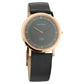 Edge Anthracite Dial Leather Strap Watch NM1595WL09 (DJ302)