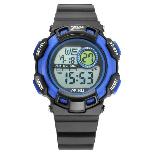 Zoop By Titan Digital Dial PU Strap Watch for Kids - 16009PP02 - KRISHNA WATCH COMPANY