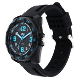 Zoop Analog Watch with Black Dial & Black Strap for Boys Kids, 16016pp02