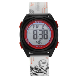 Zoop Marvel Digital Dial Polyurethane Strap with Iron Man Character Watch for Kids ns16025pp02 / 16025pp02 - KRISHNA WATCH COMPANY
