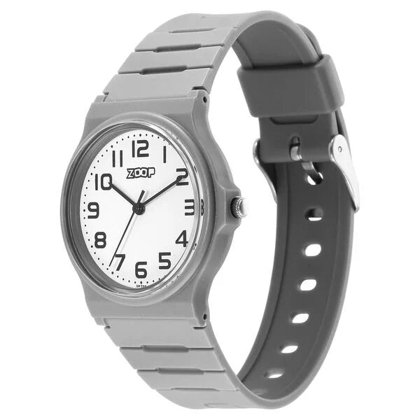 Zoop By Titan Back To School Quartz Analog White Dial Polyurethane Strap Kids Watch 16032PP04