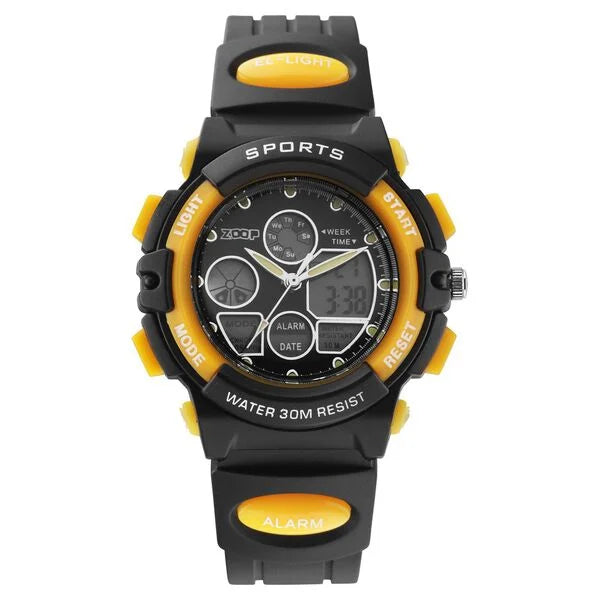 Zoop By Titan AnaDigi Quartz Analog Digital Black Dial Plastic Strap Watch for Kids 16033pp01w
