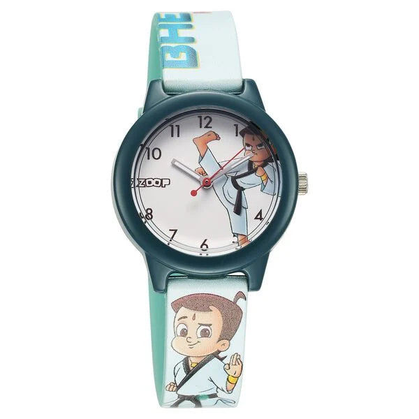 Zoop By Titan Chhota Bheem Quartz Analog Multicoloured Dial Multicoloured Plastic Strap Watch For Kids 16042pp06fw