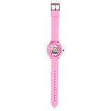 Zoop Ana-Digi Watch with Silver Dial & Pink Strap for Girls Kids, from House of Titan 16046pp02