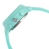 Zoop Ana-Digi Watch with Silver Dial & Green Strap for Girls Kids, from House of Titan 16046pp03