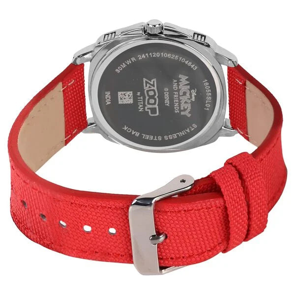 Zoop Disney Mickey Mouse Analog Watch for Boys Kids, from House of Titan 16055sl01