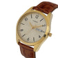 Timex Men Champagne Round Analog Brass Dial Watch- TWTG10400