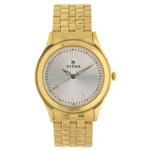 Titan Analog Silver Dial Stainless Steel Strap watch for Men 1648YM01 - KRISHNA WATCH COMPANY