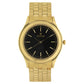 Titan Black Dial Yellow Stainless Steel Strap Watch 1648YM03
