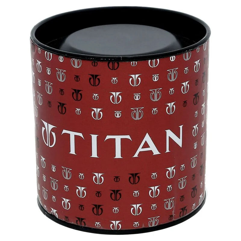 Titan Metal Analog with Day and Date Silver Dial Quartz Stainless Steel Strap Watch for Men  1648YM04