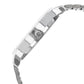 Titan Metal White Dial Analog with Day and Date Stainless Steel Strap Watch for Men 1650bm01