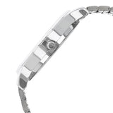 Titan Metal White Dial Analog with Day and Date Stainless Steel Strap Watch for Men 1650bm01