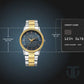 Titan Karishma Wedding Edit Quartz Analog with Day and Date Blue Dial Stainless Steel Strap Watch For Men 1650bm05