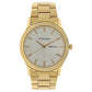Titan Silver Dial Golden Stainless Steel Strap Watch 1650YM05