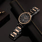 Titan Edge Ceramic Quartz in Midnight Gold with Black Dial Watch for Men 1696KC01