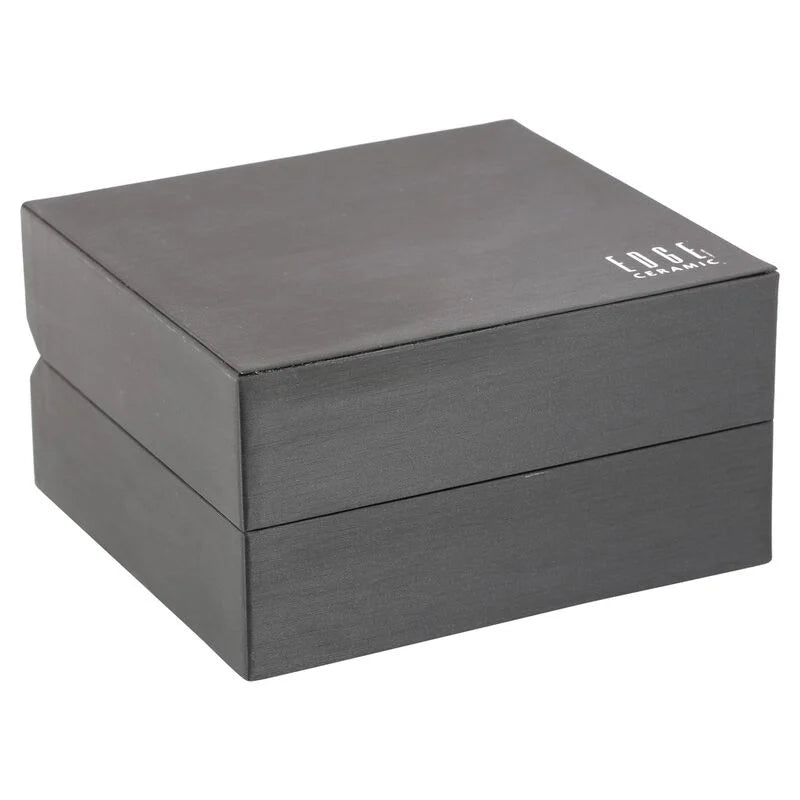 Titan Edge Ceramic Quartz in Midnight Gold with Black Dial Watch for Men 1696KC01
